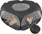 FOCCTS Small Animal Plaype Black, Breathable Pet Playpen Cage Tent Portable Fence Tent