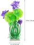 Simulated Lotus Ornament Flower, Plastic Purple Fishtank Decorations for Home Decor