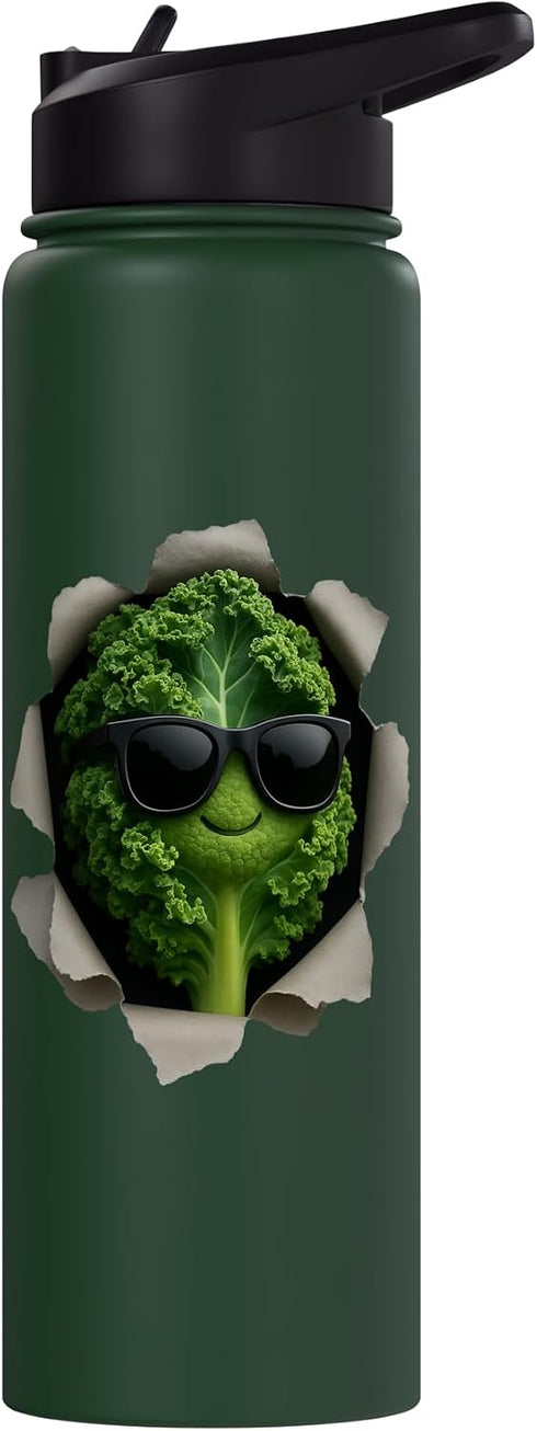 Kale Design Kale Stainless Steel Insulated Water Bottle