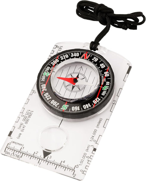 Compass Hiking Survival, Wilderness Survival Compass for Kids- Magnetic Gear Set Navigation