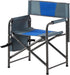 FUCIHOMA 400lb (1-Piece Oversized Padded Folding Chair with Side Table - Capacity Portable Directors Chair for Camping
