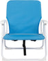 wenyuyu Backpack 100kg Folding Beach Chair, Portable Foldable Camping Chair with Headrest - Load-Bearing - Blue