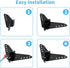 Haoguo Steering Triangle for Newport NK-180S Brushless Kayak Motor, Stainless Steel Structure, Easy Installation
