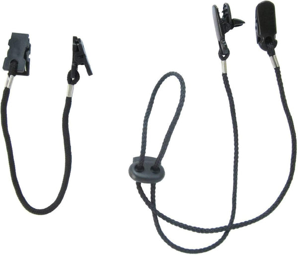 Set of 2 Cap Clips and Hat Chin Strap, Windproof Clip for Golfing, Fishing, and Sports