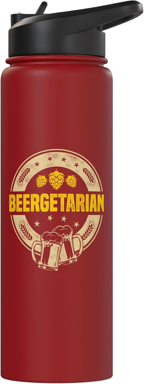 Beer Brewing Gift Idea Homebrewing Craftbeer Beergetarian Graphic Homebrewing Winemaking Brewery Beer Stainless Steel