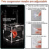 Acrylic Fish Breeding Box, 4x4x4 Inch with Suction Cups, Aquarium Hatchery Incubator for Baby Fishes