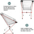 G2 GO2GETHER (1, Ultra-Light Folding Camping Chair, All-Aluminum Frame, Surper Breathable Fabric, Easy to Carry