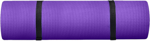 generic 1/5" Thick Yoga Mat for Women, Non-Slip Anti-Tear Extra Thick High Density Exercise Mats with Carrying