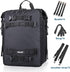Rhinowalk 30L Motorcycle Tail Bag - Waterproof Motor Pannier Travel Luggage for Motorbike Rear Rack - Black