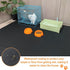 DOPLUSDO 72"72" Washable Pee Pads for Dogs Reusable Puppy Pads Extra Large, Waterproof Pet Training Pads Leakage