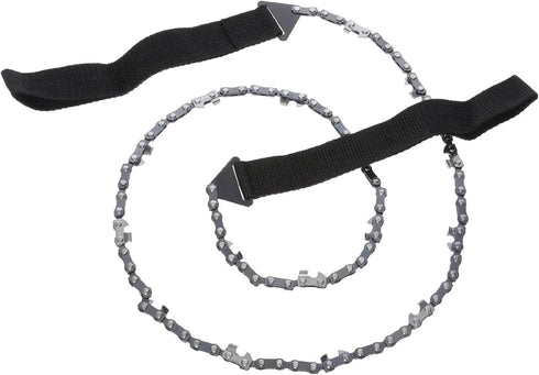 HME Pocket Folding Hand Chain Saw, 36 Inches with Nylon Wrist Handle, Emergency Survival Gear for Camping