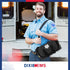 Dixigear On Call Trauma Bag for First Responders - Black with Reflectors