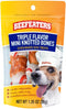 Beefeaters Dog Treats, Triple Flavor Mini Knotted Bones, 1.26oz, Case of 12, High Protein with Real Chicken