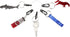 SWATOM Small Mini Carabiner Clip, Tiny Spring Snap Hook Keychains, Micro Carabiners for Paracord EDC, Alloy Key Rings,