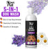 5-in-1 Dog Wash, Plant Based Grooming Supplies for Dogs, Sulfate Free Lavender and Chamomile Shampoo (16 Fl Oz)