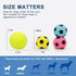 Soft Latex Rubber Squeaky Dog Ball - Cute Bounce Dog Toys for Small Dogs Puppies