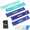 Resistance Bands Set for Working Out - Exercise Loop Bands for Men Women, Body Stretching, Home Workout, 5 Pack