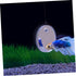 balacoo 1 Set Double Sided Acrylic Betta Training Mirror, Transparent Plastic Float Fish Tank