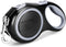 Segarty Retractable Dog Leash 26ft for Small Medium Large Dogs Up to 110lbs, Heavy Duty Nylon Leads, Black