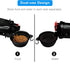 Dog Travel Water Bottle with Collapsible Bowls, 2 in 1 Pet Food Container for Outdoor Activities