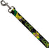 Buckle-Down Pet Leash - LOKI in Action Black/Gray/Yellow/Green - 4 Feet Long - 1" Wide