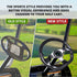 RASTP D Shape Golf Cart Steering Wheel Universal 12.6 inch for EZGO RXV & TXT, Club Car DS