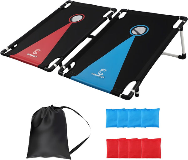 JOLLYBEAM 2026 Upgraded Cornhole Board Set for Kids Adults, 3FT x 2FT All
