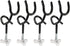 4PCS 20 Sure Grip Steel Degree Angle Rod Holder with Mounting Base Fishing Rod Holder for Boat, Ship, Yacht and More