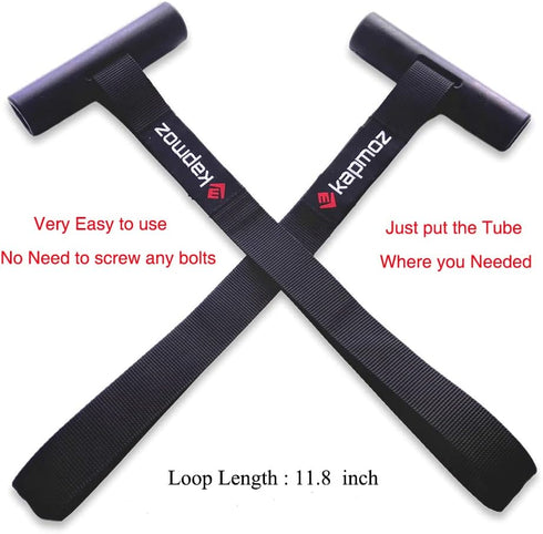 Quick Hood Loops Trunk Anchor - Kayak Tie Downs Straps, Secure Lashing Point, 2 Pairs