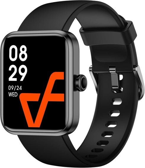 Fitness Tracker Watch, Step Tracker with Heart Rate, Blood Oxygen Monitor, 5ATM Waterproof for Sports