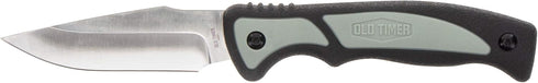 Old Timer Trail Boss 9in Fixed Blade Caping Knife with High Carbon Stainless Steel Blade and TPE Grip Handle