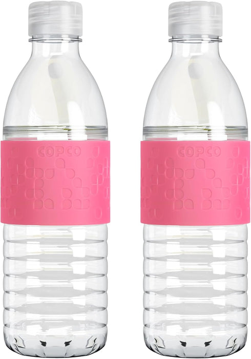 Copco Hydra 16.9 oz Water Bottle, Set of 2 Leak Proof, BPA