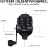 SOPOGER Fishing Spinning Reel Kit: Spincast Fishing Reel & Mount Seat - 25LBS Max Drag for Big Game Fishing