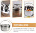 1pc 201 TIDTALEO Camping Pot Campfire Kettle Stock Pot Stainless Steel Saucepan Soup Pot Camping Oven Pot Big Pot