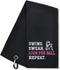Hafhue Swing Swear Look for Ball Repeat Funny Golf Towel, Gifts for Golf Fans, Men and Women