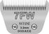 7FW Detachable Dog Grooming Wide Blades, Compatible with Andis, Oster A5, Wahl KM10 Series, Cut Length 1/8” (3.2mm)