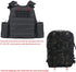 Tactical Mini Molle Hydration Pack, Outdoor Carrier with IFAK Pouch, US Flag, Med Patch, Hydropack for 2L Bladder