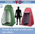 83inches 48inches 48inches, 1 8 1 1 ROPODA Pop Up Tent x x Upgrade Privacy Tent, Porta-Potty Tent Includes Removable