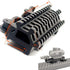TRIROCK See-Through Throw Lever Riser Mount - Picatinny Riser Mount with 13 Slots, Quick Release Detachable