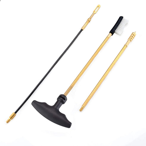 Raiseek .357 Caliber Handgun Cleaning Kit | 9mm Pistol Cleaning Kit with Bore Brush and Jag