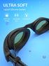 Unisex-Adult Polarized Swim Goggles, Anti-fog Leak-proof Clear Vision for Men and Women Underwater