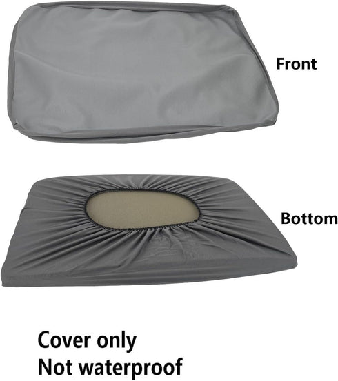 Easy Clean Dog Bed Cover, Hair Resistant Not Waterproof, 44 x 32 Inch, Grey