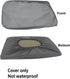 Easy Clean Dog Bed Cover, Hair Resistant Not Waterproof, 44 x 32 Inch, Grey