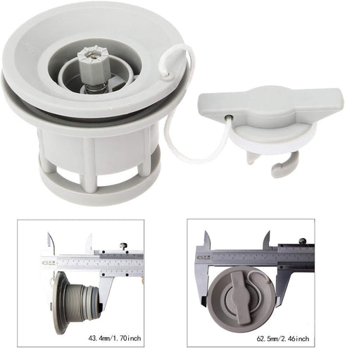 MUXSAM Kayak Boat Air Valve, Double Seal Air Plugs, Replacement for Inflatable Boat
