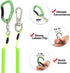 HERCULES M4 Fishing Lanyard, Heavy Duty Retractable Coiled Tether for Kayak Paddle, Rods, Pliers