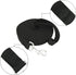 SALO Nylon Training Dog Leash, 1 Inch Wide, 20ft 30ft 40ft 50ft Long Leash for Small Medium Large Dogs (40 FOOT, Black)