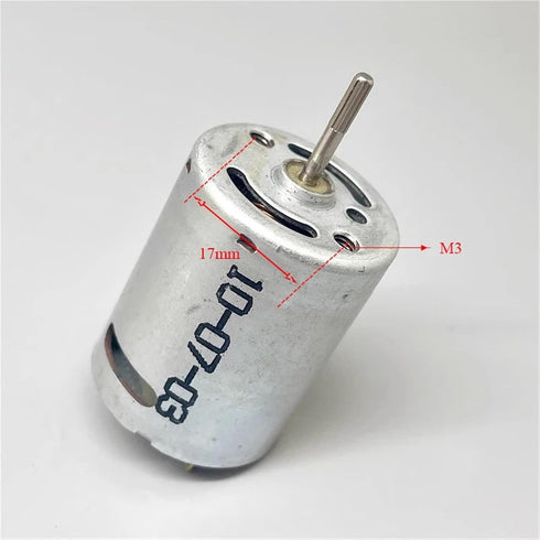 CXYFQUUK 370 3.7V 6V 7.4V 29400rpm 1Pcs Mini Motor DC High-Speed Carbon Brushes Shaft Water Gun Car Model Boat Model