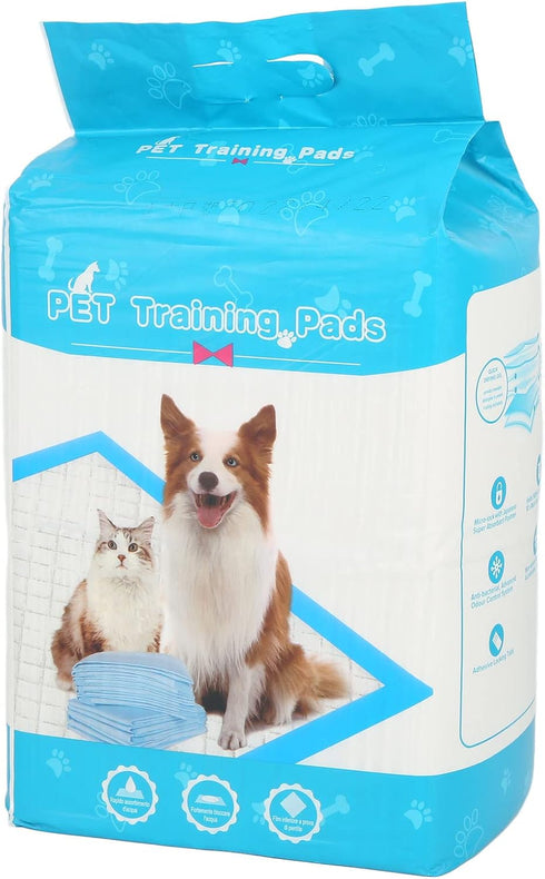 Pet Disposable Dog Pads, 100 Count Quick Absorb Puppy Pee Pads with