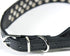Spiked Dog Collar / Cat Collar, Studded Vegan Leather Pet Collar for Dogs and Cats (L, Black)