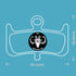 A4. (1 Bike Brake Pads Resin or sintered for Hayes Dominion The Bicycle Replacement Part for OEM Brakes for high